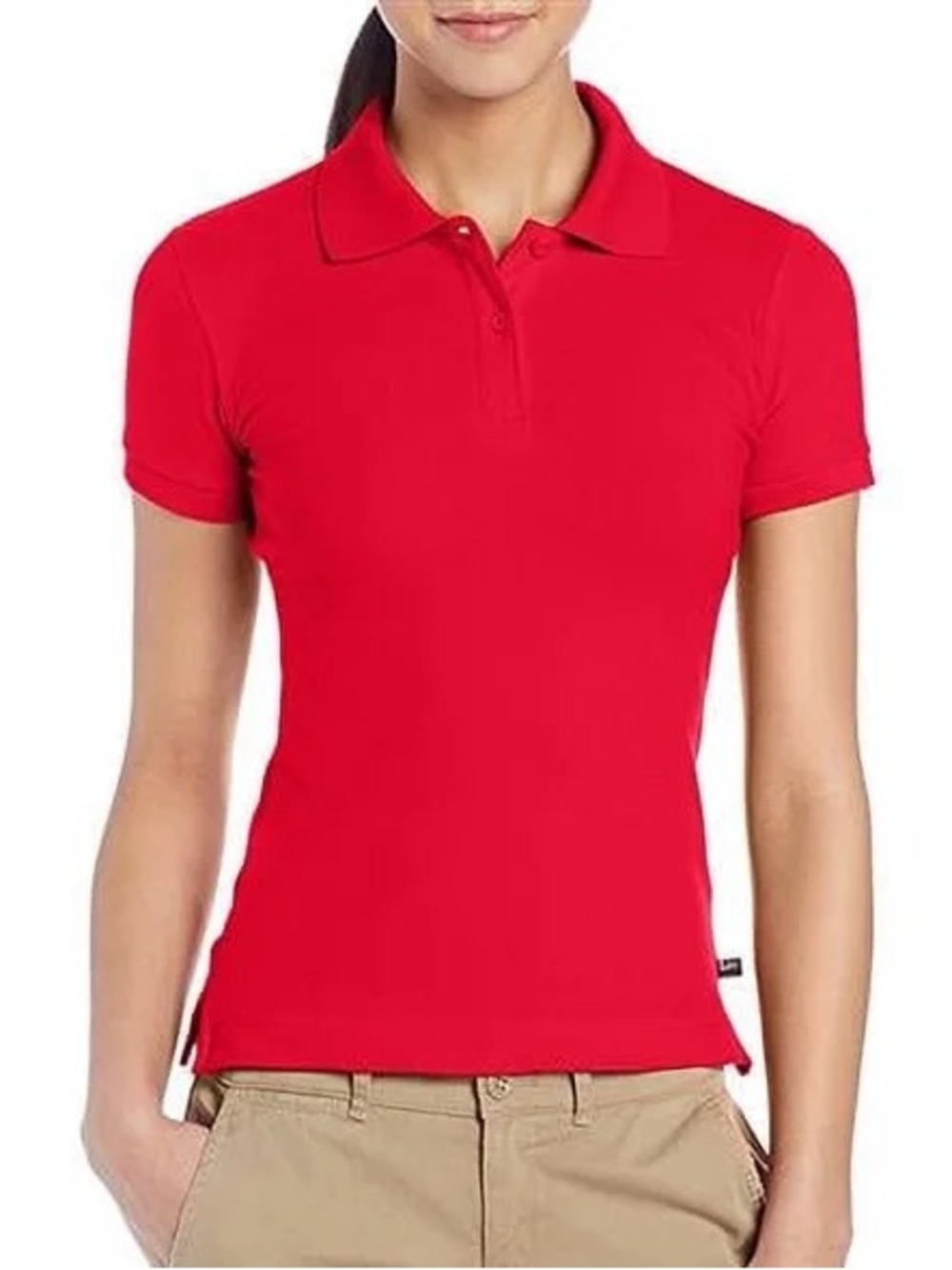 Lee Uniforms Juniors' Stretch Pique Polo Shirt